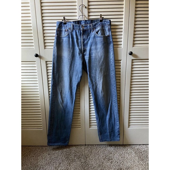 Vintage 90s Levi's 501 0118 Made in USA Blue Denim Jeans Vintage 90s Levi's 501 0118 Made in USA Blue Denim Jeans